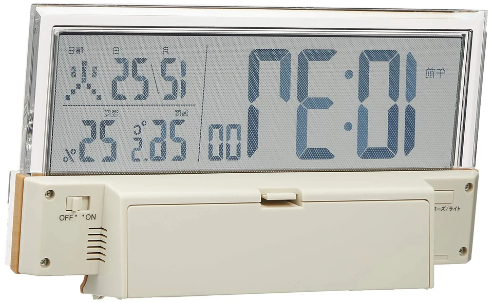Seiko Clock Digital Alarm Weather Display Calendar 10.7cm Ship From Japan - Image 4 of 4