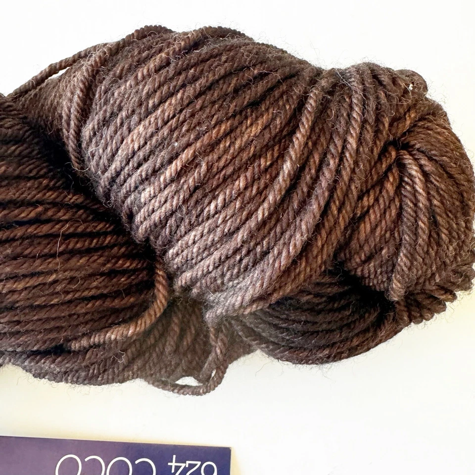 MALABRIGO 'RIOS' 210 YARDAS - LANA MERINO SUPERWASH (1) HANK - #624 HILO CACAO NUEVO CON ETIQUETAS Foto 2 de 4