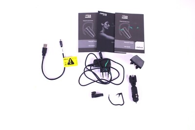 Jabra JX10 Bluetooth Headset + Ladestation Jacob Jensen Design Schwarz + Zubehör