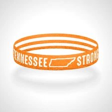 Tennessee Strong Reversible Wristband Bracelet Multiple Colors Available 