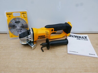 DeWalt DCG412 18V xr 5'' Winkelschleifer Bare Unit + DT3711 Diamantscheibe