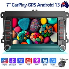 7" Apple Carplay For VW GOLF MK5 Polo Car Stereo Radio Android 13 GPS Head Unit