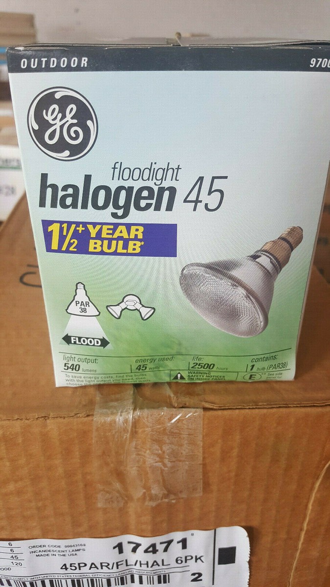 New, 17471 GE Lighting GE 45W PAR38 Halogen FL25 120v Light Bulb