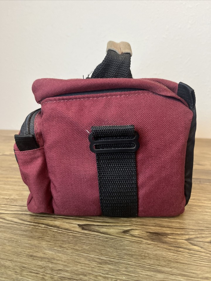 Vintage Tamrac Camera Bag Made in USA Red 9x7x6 eBay