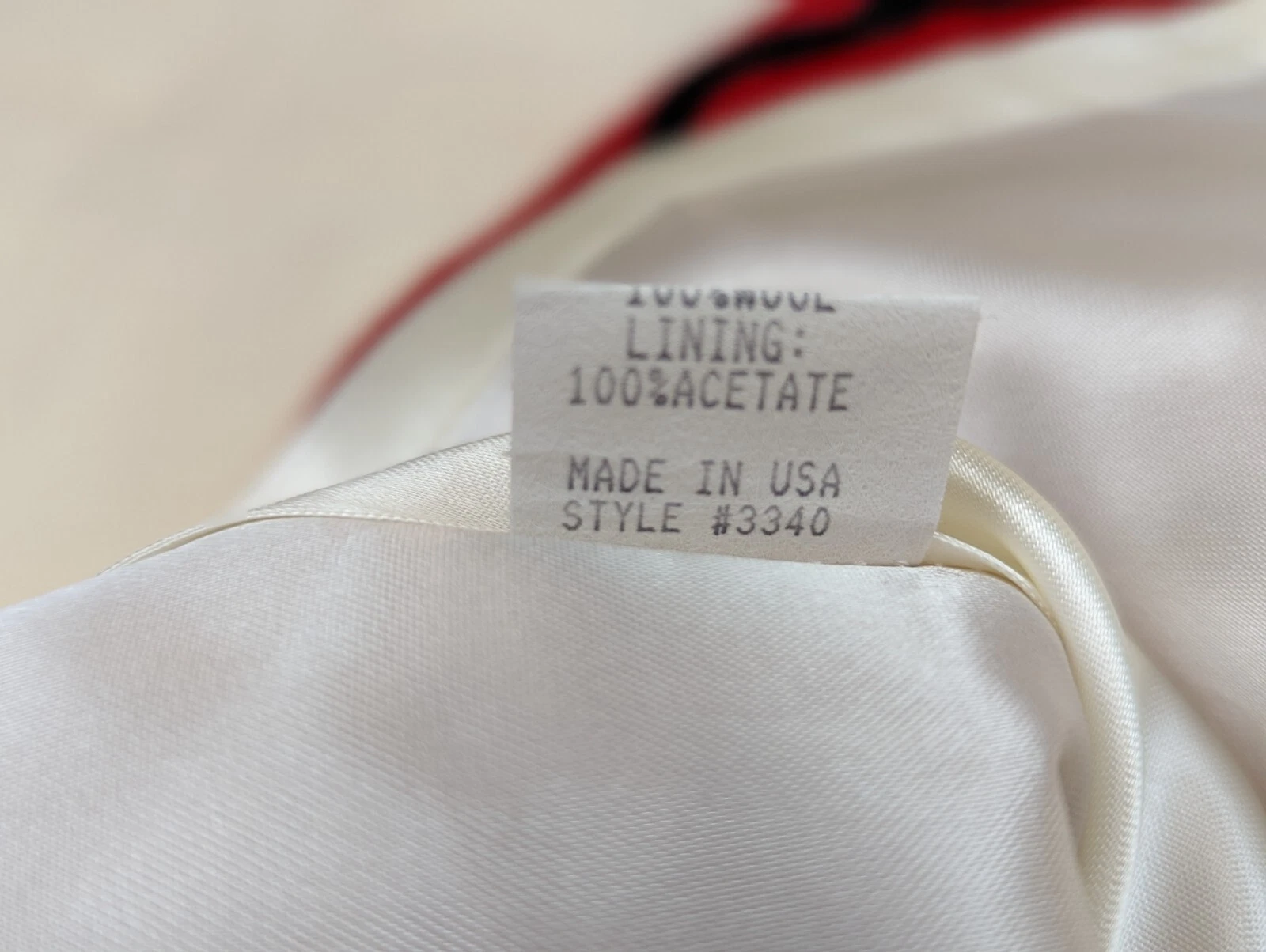 VETEMENTS Abito a tubino HELENA bambina color block rosso nero lana Neiman Marcus Bergdorf taglia 4