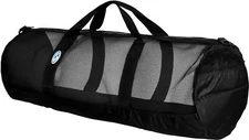 Stahlsac 40" Mesh Duffel Scuba Diving Travel Gear Bag Black 888931-BK