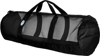 Stahlsac 40'' Mesh Duffel Tauchen Reiseausrüstung Tasche Schwarz 888931-BK