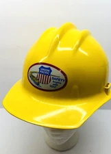 Vintage Bullard 3000 Hard Boiled Yellow Union Pacific Plastic Hard Hat
