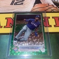 Topps Series One Marcus Semien Rangers Green Base Rangers SP /499 All Star