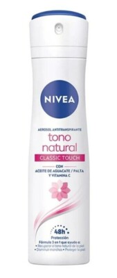 4 NIVEA Desodorante Tono Natural (Classic Touch)