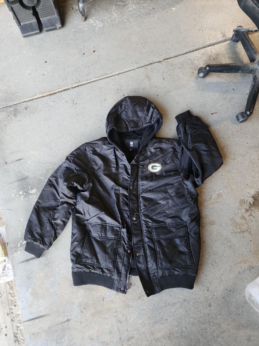 Green Bay Packers Nfl Pro Line Winter Jacket W/hood Sz Large | eBay