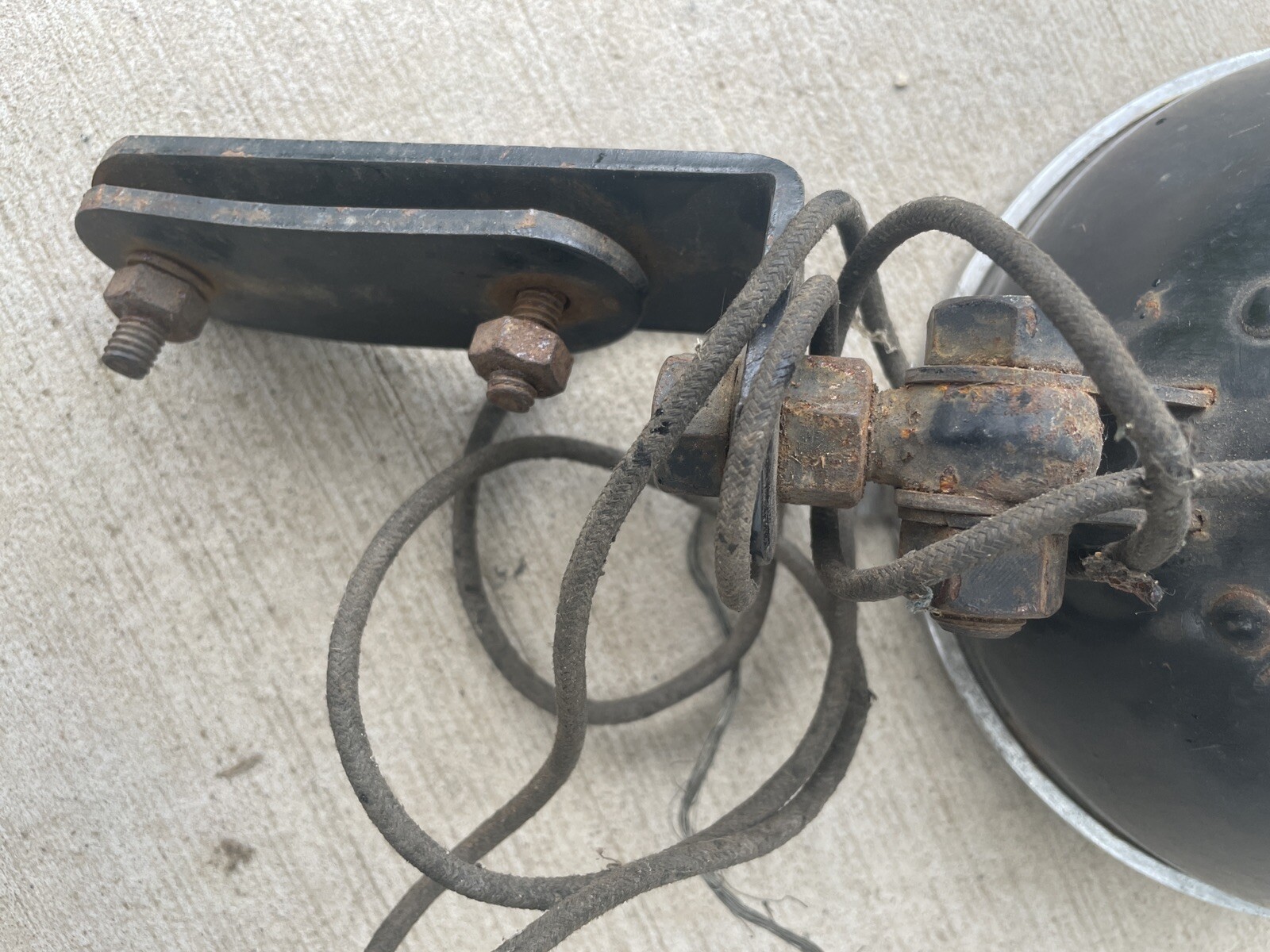 Original Vintage CATS EYE Fog Lamp Light GLASS LENS OLD Car Auto Truck