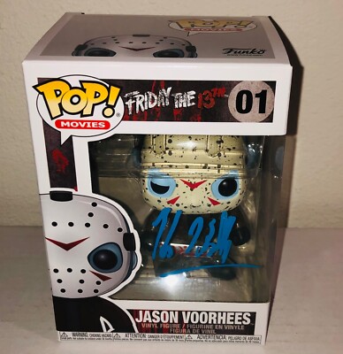Kane Hodder Jason Voorhees Friday The 13th #01 Signed Funko Pop PSA RARE D