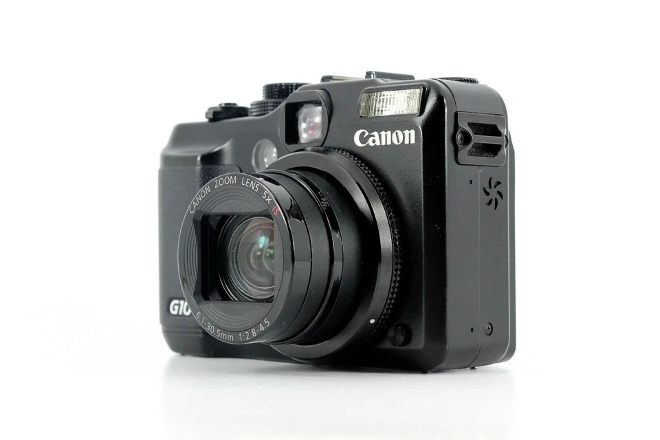 Canon PowerShot G10 14.7MP Digital Camera - Black - Bild 2 von 4