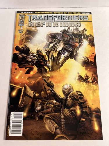 TRANSFORMERS NEFARIOUS complete Set 1-6 +4 Var IDW Revenge Of The Fallen Sequel! - Picture 2 of 21