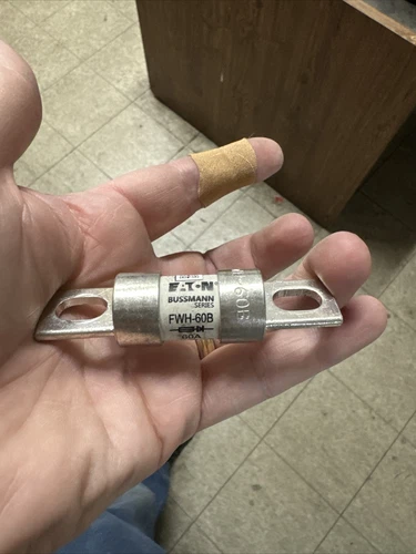 Eaton Bussmann Fwh-60B Semiconductor Fuse, Fast Acting, 60 A, Fwh-B Series,