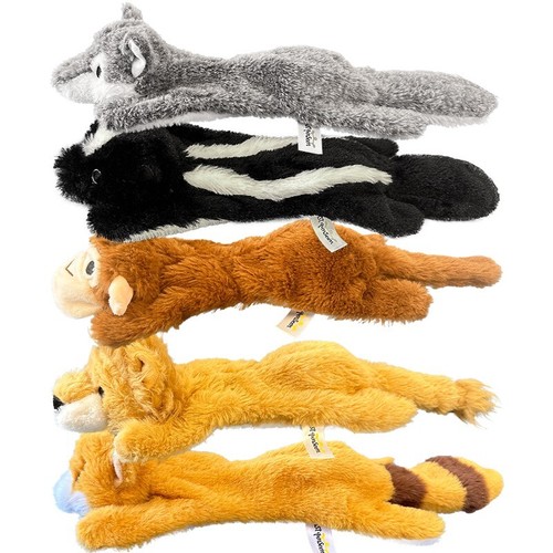 4 Pcs Dog Squeaky Toys Durable Plush Toy For Puppy Small Dogs Pets W/ Squeaker E - Foto 4