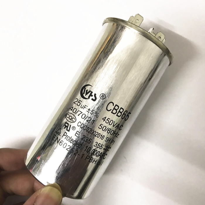 あきたんこぶ 1Pcs CBB65 Air Conditioner Motor Run Capacitor 45mfd 45uf