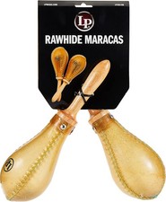 Latin Percussion Salsa Rawhide Maracas Natural