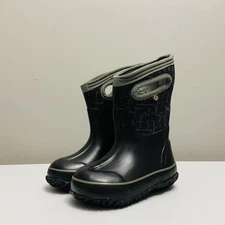 BOGS Kids Classic Graffiti Waterproof Insulated -30F Boots 78594-009 Black 9M