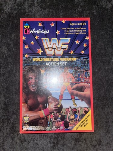 WWF Colorforms Wrestling Action Set Factory Sealed 1990 Sealed Wwe | eBay