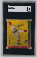 Waite Hoyt 1933 Goudey SGC 1