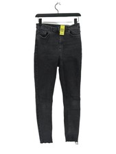 Pieces Women's Jeans W 32 in Grey Cotton with Elastane Skinny