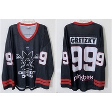 Las Vegas Desert Dogs Lacrosse Wayne Gretzky #99 Jersey Mens XL Black Red