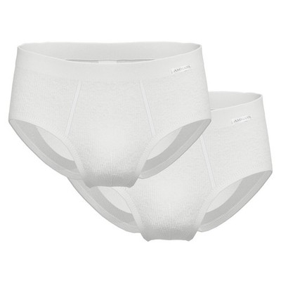 AMMANN Men's Briefs, 2er Pack - Twin Pack, Double Rib, Eingriff, Soft Band