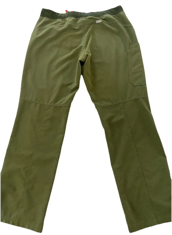 FIGS Scrub Pants Womens Large Green Kade Cargo Straight Leg Technical Collection - Image 2 of 4