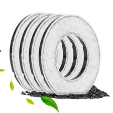 ELS PET Dog Bowl No Spill 4 Pcs filters, Pet Water Bowl No Drip Slow Water Fe...