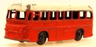 Vintage Dinky Meccanno Red Coventry Bus 283 Blue Cast Wheels Inv. #DA647