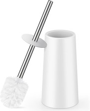 Toilet Brush and Holder, Toilet Brush with 304 Stainless Steel Long Handle,