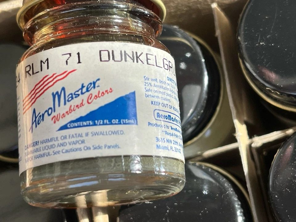 Modelbau Farben Aeromaster 347Stk. Aero Master Warbird Konvolut Colour Airbrush - Bild 3 von 4