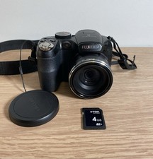 Fujifilm FinePix S2960 Digital Bridge Camera 14MP 18x Zoom  4GB SD Card Tested