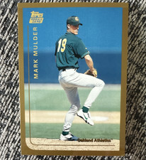1999 Topps Traded Mark Mulder Rookie Oakland Athletics #T8 MLB Baseball Season