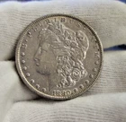 1880 O US Morgan Silver Dollar $1 XF+ (Cleaned)