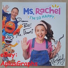 MS. RACHEL & MR. ARON.. I'm So Happy (Marbled Purple) Vinyl / LP - SIGNED + Pics