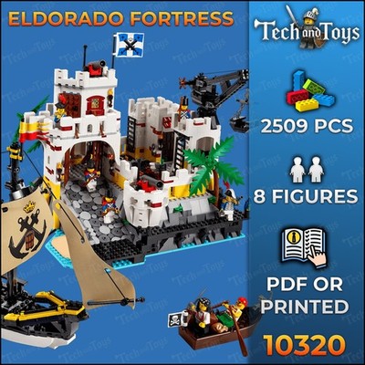 BRICK MOC 10320 - ELDORADO FORTRESS - PIRATES 2509 STÜCK