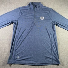 TravisMathew Golden Road Brewing Pullover Mens M Long Sleeve 1/4 Zip Shirt