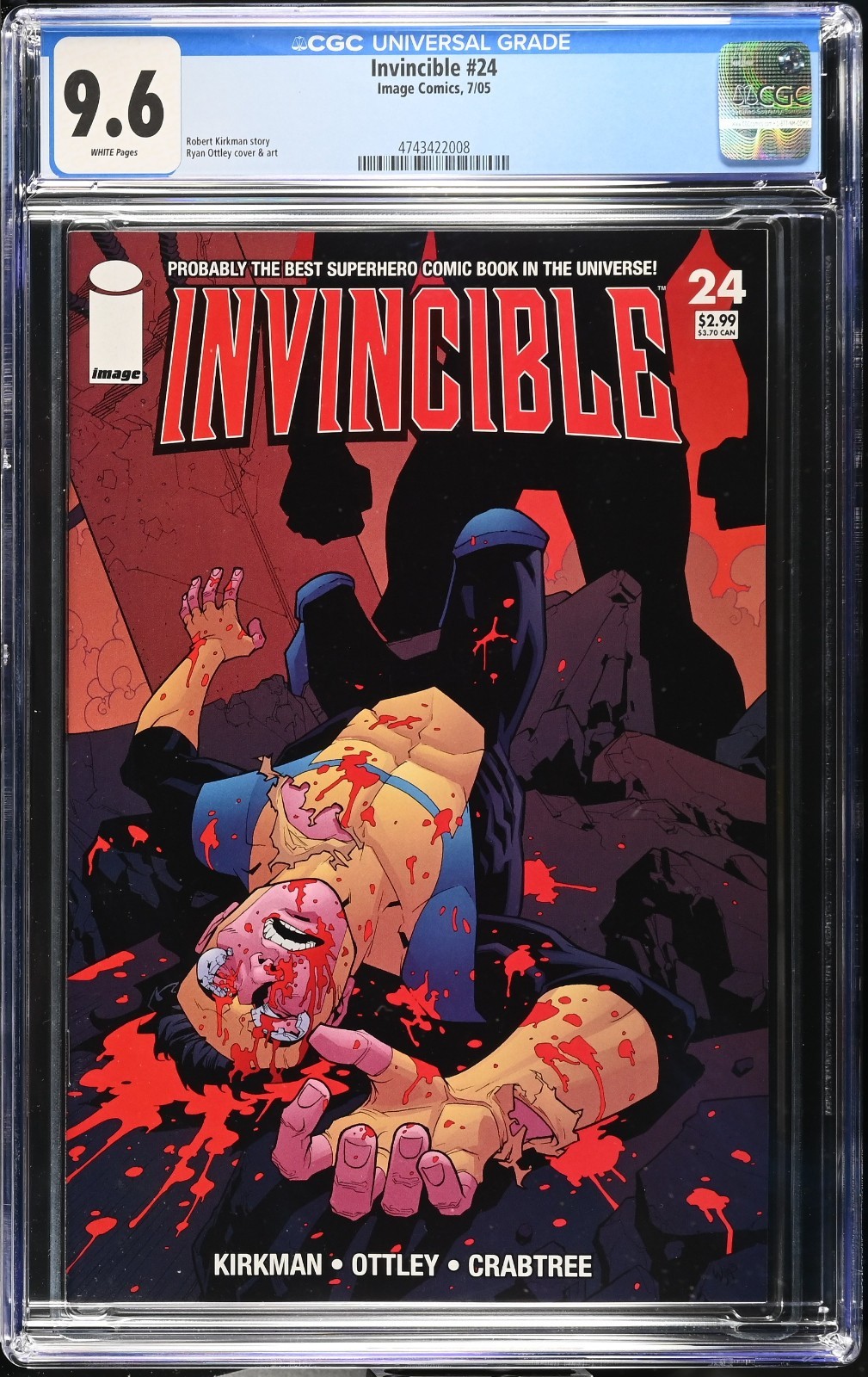 Invincible 24 CGC Graded 9.6 NM+ Image Comics 2005 POP 34, 65 higher