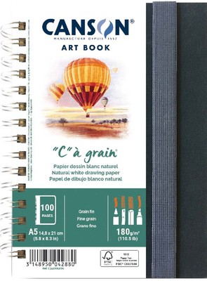 CANSON Skizzenbuch ART BOOK 'C' à grain, DIN A5