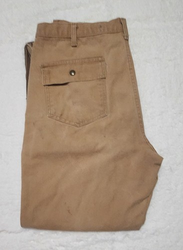 Walls Canvas Upland Brush Guard Hunting Pants Nylon Trim Men's Size 40 Medium - Picture 2 of 13