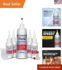 Ethyl Cyanoacrylate Super Glue - 16 oz Refill Kit for Ultimate Precision in W...