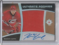2015/16 ULTIMATE COLLECTION KEEGAN LOWE DUAL AUTO/JERSEY RC #86 #d/149 (B)