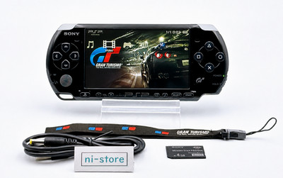 Sony PSP-3000 Console Gran Turismo Limited Region free w/4GB, Strap - Very Good