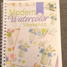 Modern Watercolor Workshop Spiral-Bound Book by Art, English