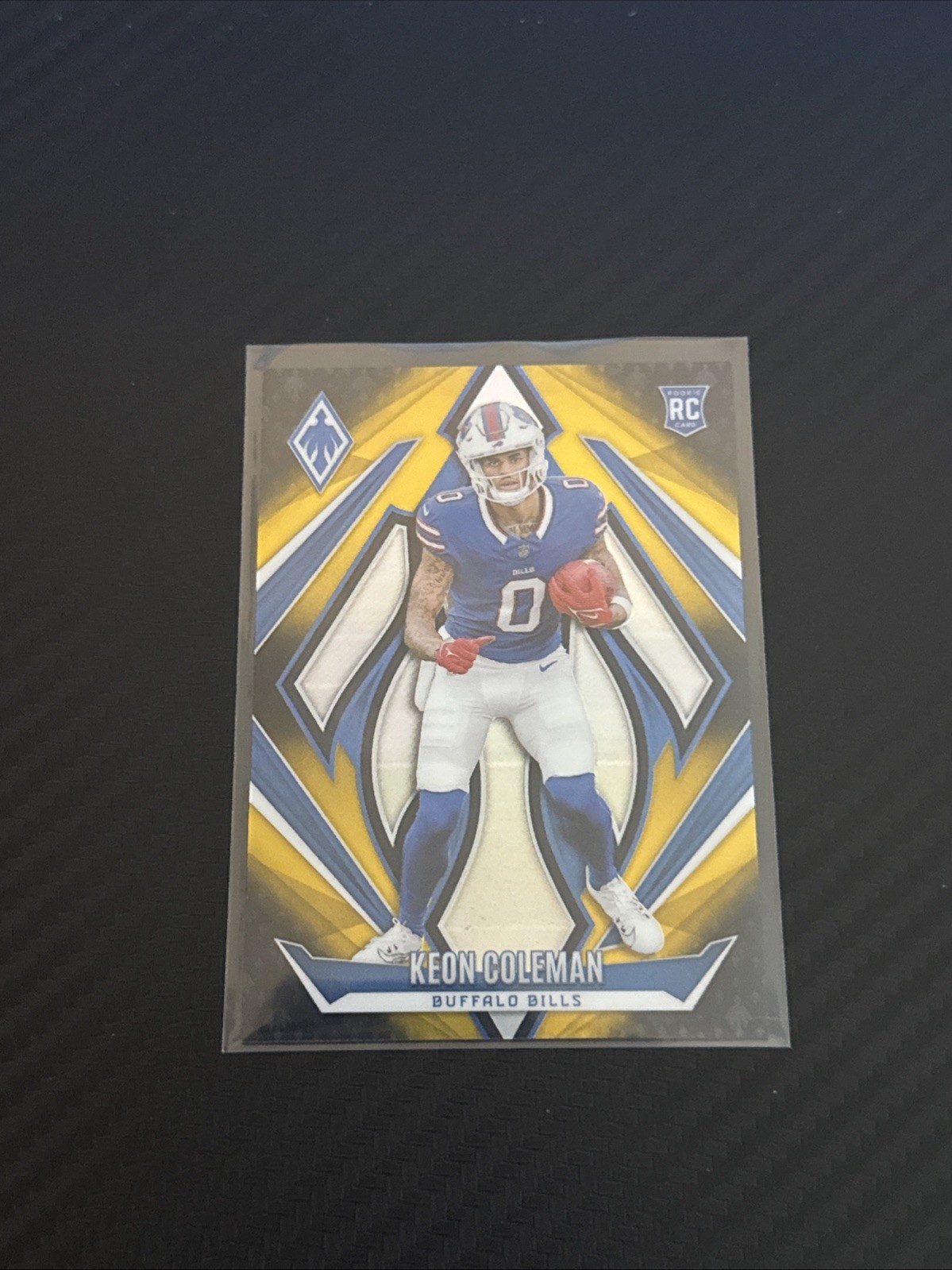 2024 Panini Phoenix - Rookies Keon Coleman #213 Gold Fade /125 (RC)