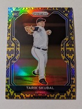 2021 Panini Prizm Tarik Skubal Rookie RC #236 Snakeskin Prizm #25/50 Tigers Read