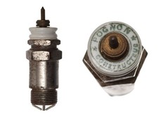 Ancienne Bougie d'Allumage POGNON Constructeur Spark Plug 1912